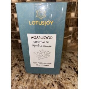 LOTUSJOY Agarwood Essential Oil, Pure Natural Organic Oud Essential Oil for D